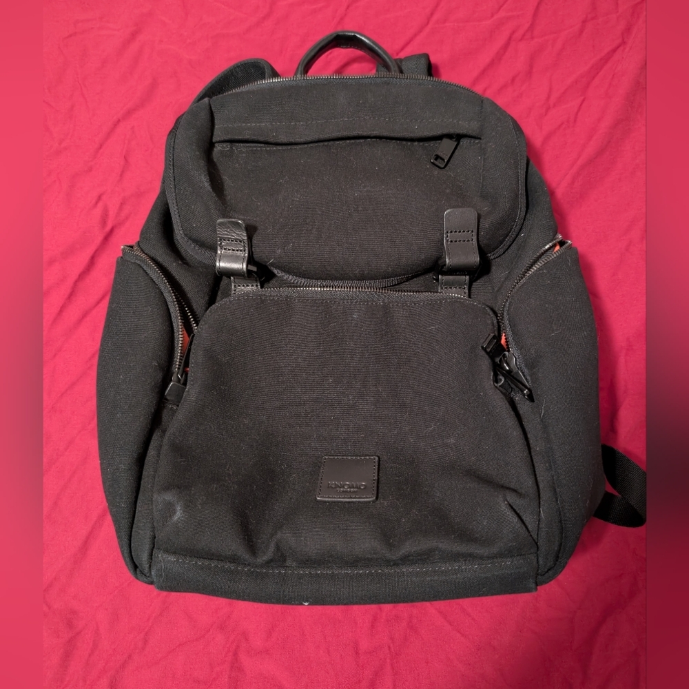 KNOMO London Laptop Backpack for women and men. Fits up to 16 inch laptop